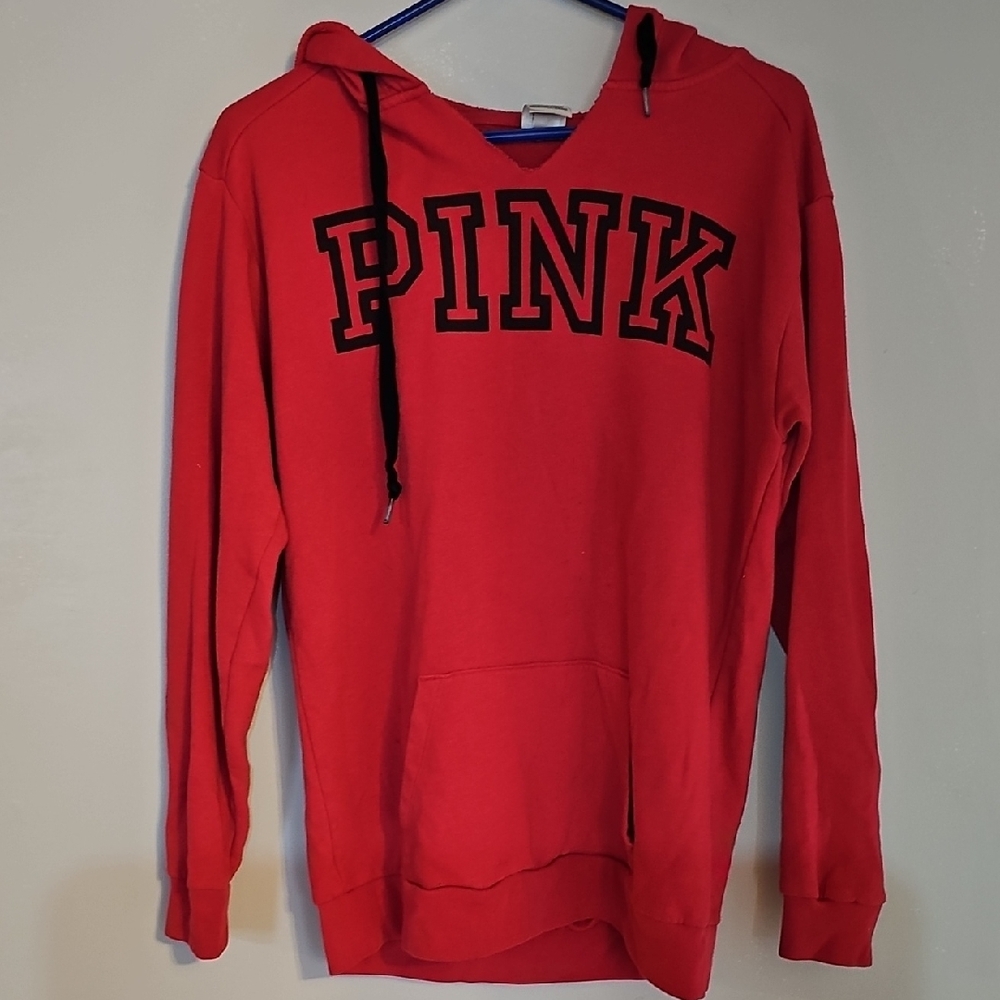 Victoria's Secret Red Hoodie Sweater